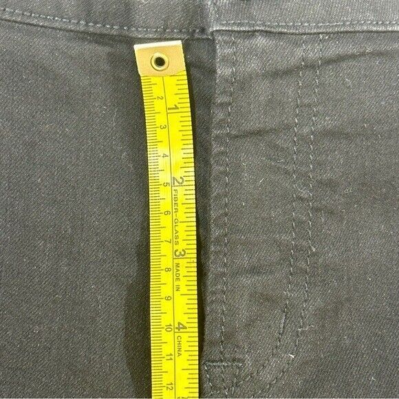 Old Navy Jeans Womens Sz.14 Black Super Skinny Denim Rocker Preppy - Picture 8 of 9